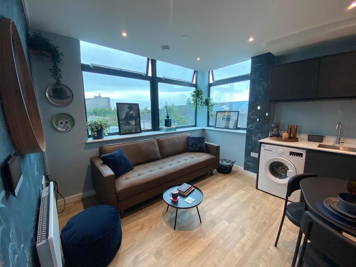 Modern 1BR Apartment near MCR Stadiums