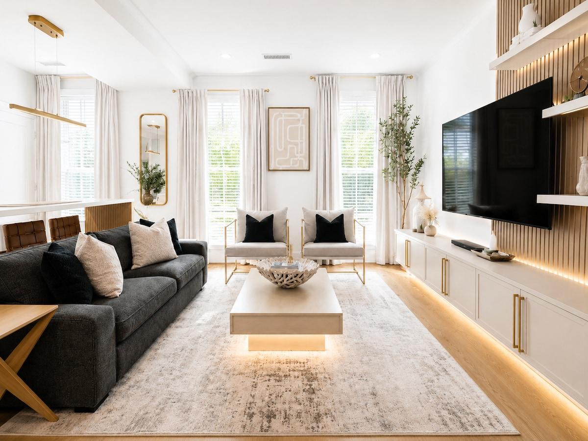 Buckhead Luxury Stay | Mood Lighting | Free Park