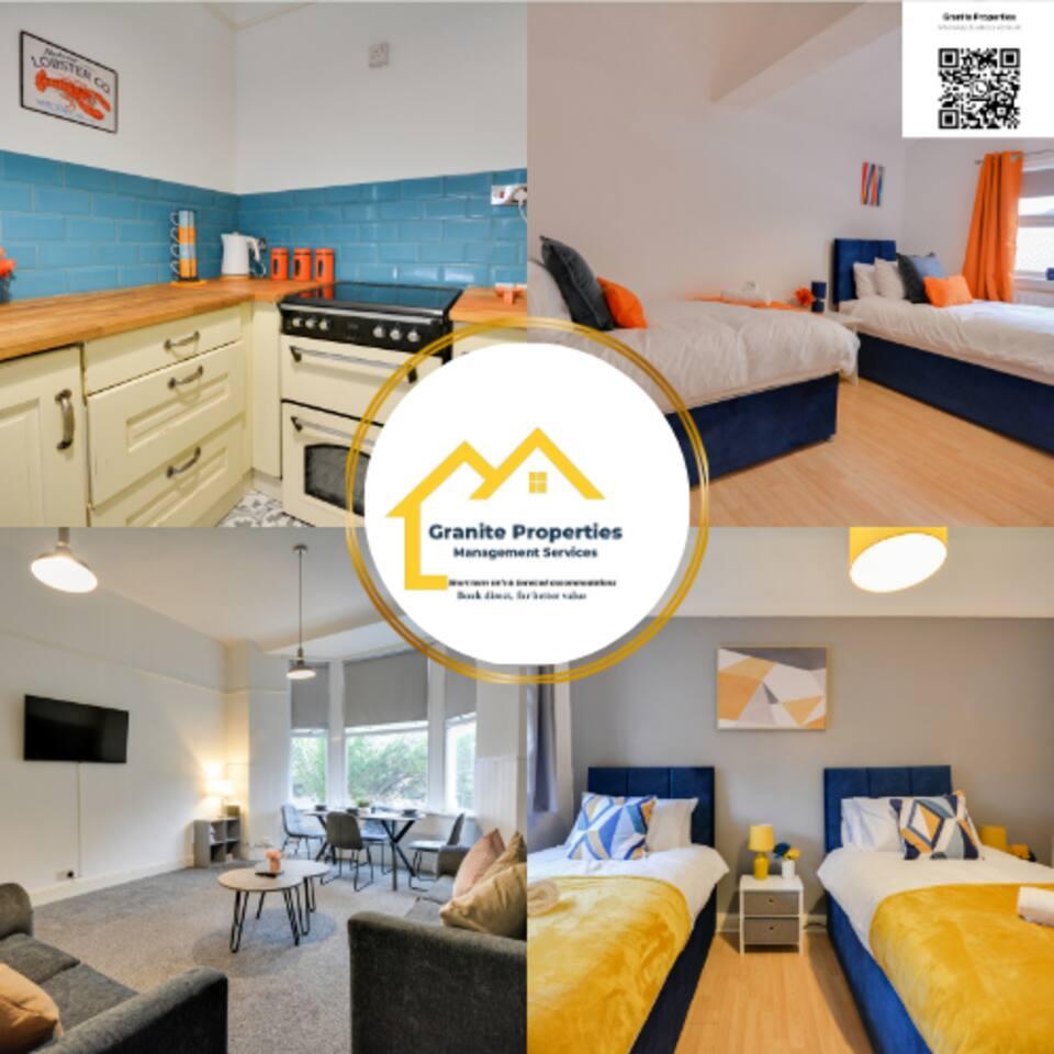 Luxurious and Roomy 2-BD Apartment: Freee Parking1