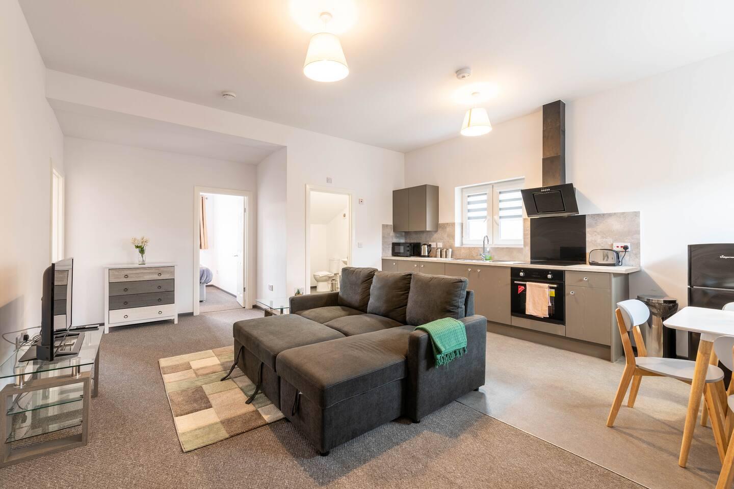 Spacious 2 bed, Netflix, Parking1