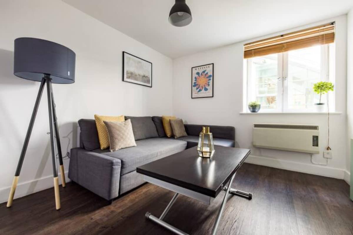 Spacious 1BR Flat •Sleeps 4 • Lift• London Eye Apt6