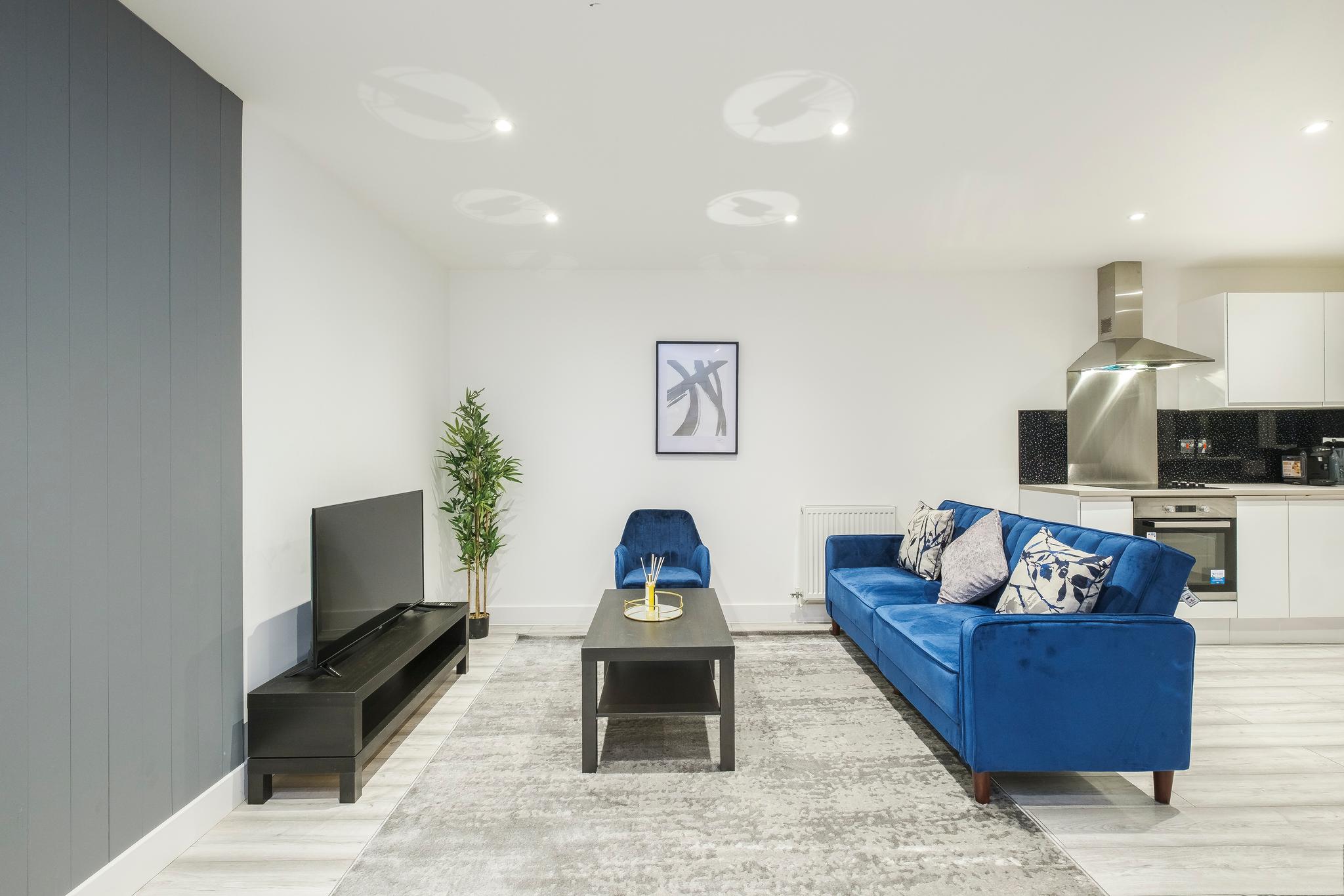 Sleek & Stylish 1BR - City Centre nr High Street1