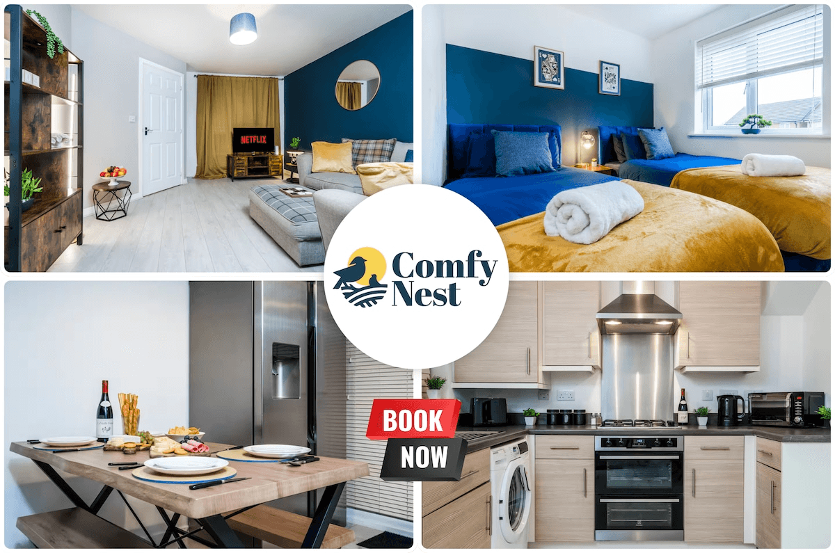 3BR Home By Comfy Nest Flexible Renting Coventry