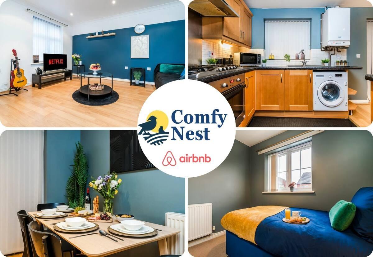 3BR Comfy Nest Contractor Accommodation Nottingham