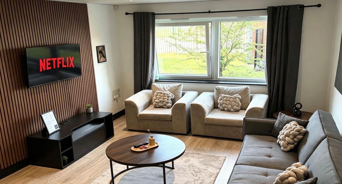 2BR | 2BA | Manchester |Wi-Fi | Free Gated Parking5