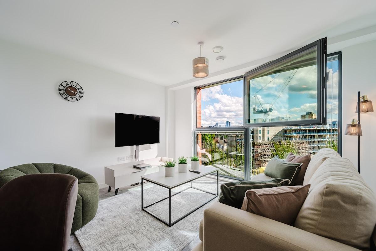 Modern 2 Bed Apartment Near Salford2