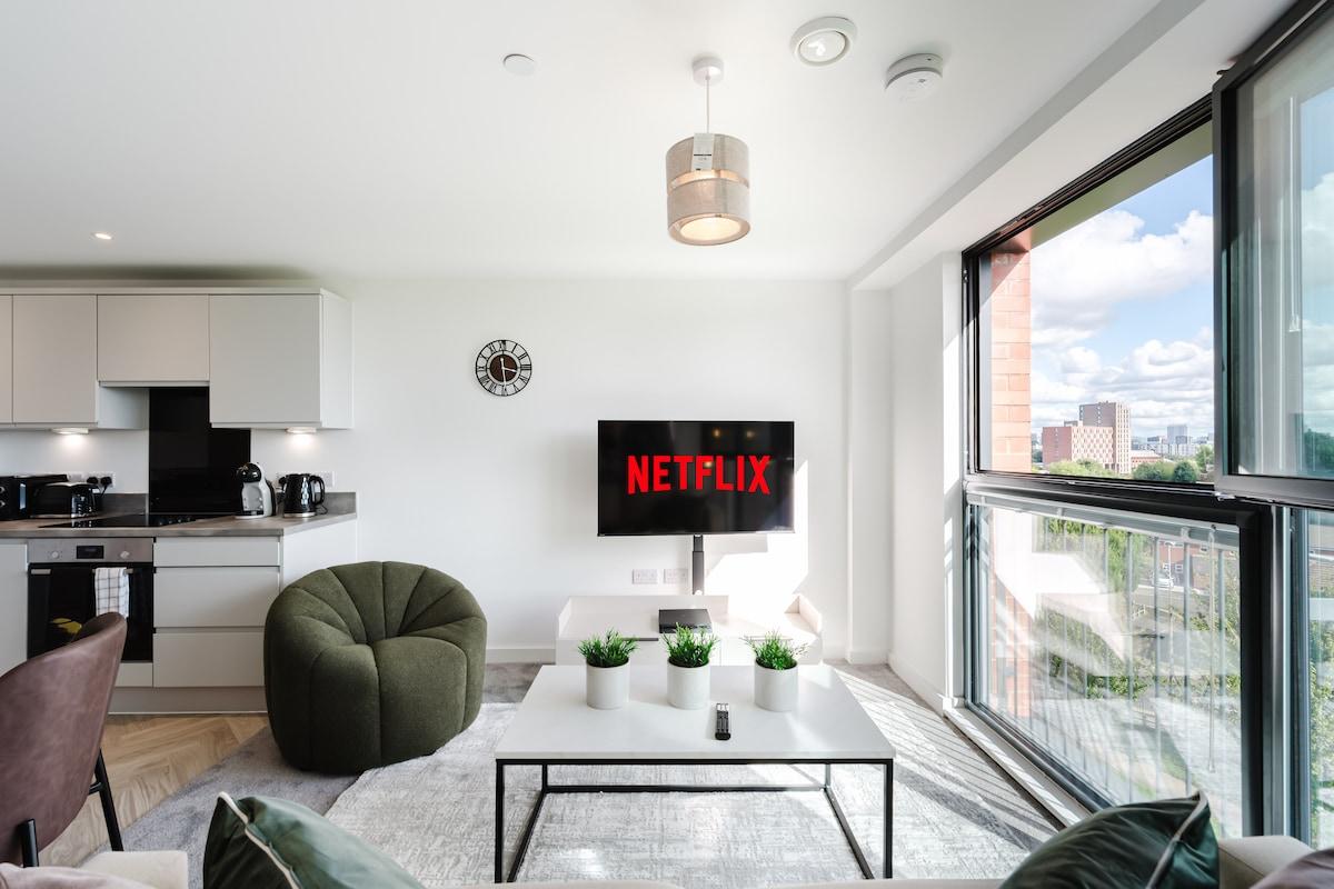 Modern 2 Bed Apartment Near Salford6